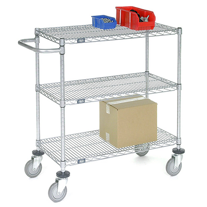 Carrello in acciaio cromato