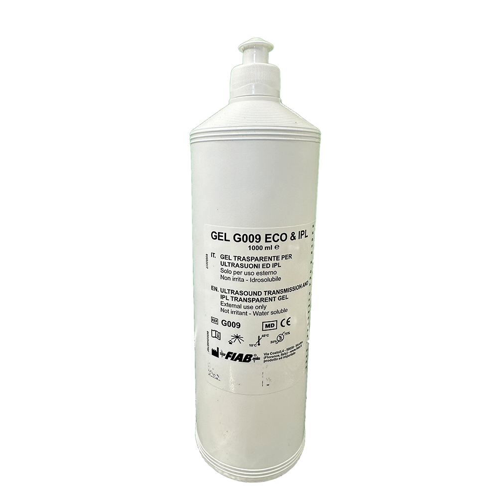 Gel conduttore per ultrasuoni, laser e luce pulsata G009 - flaconi da 1 lt x 10pz